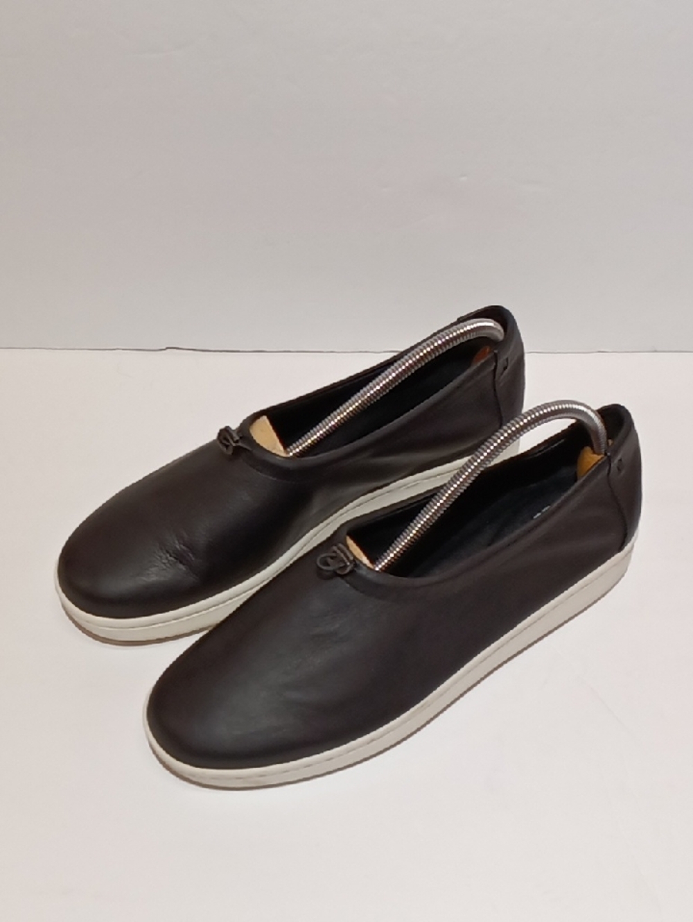 Eileen Fisher Sydney Genuine Leather Casual Slip-On Loafer w/ Toggle Sz 11